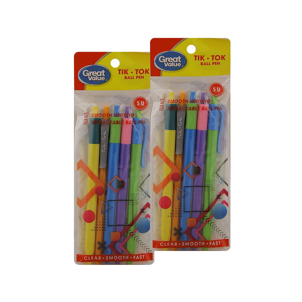 Great Value Ball Pen Blue Tik Tok