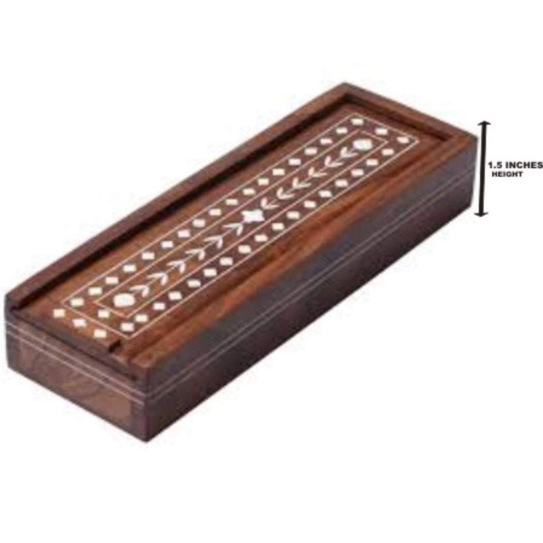 KBL Wooden Desk Organizer Pen/Pencil Stand, Mobile Holder & Remote Stand for Office Desk/Desktop/Table Storage Organizer Tray