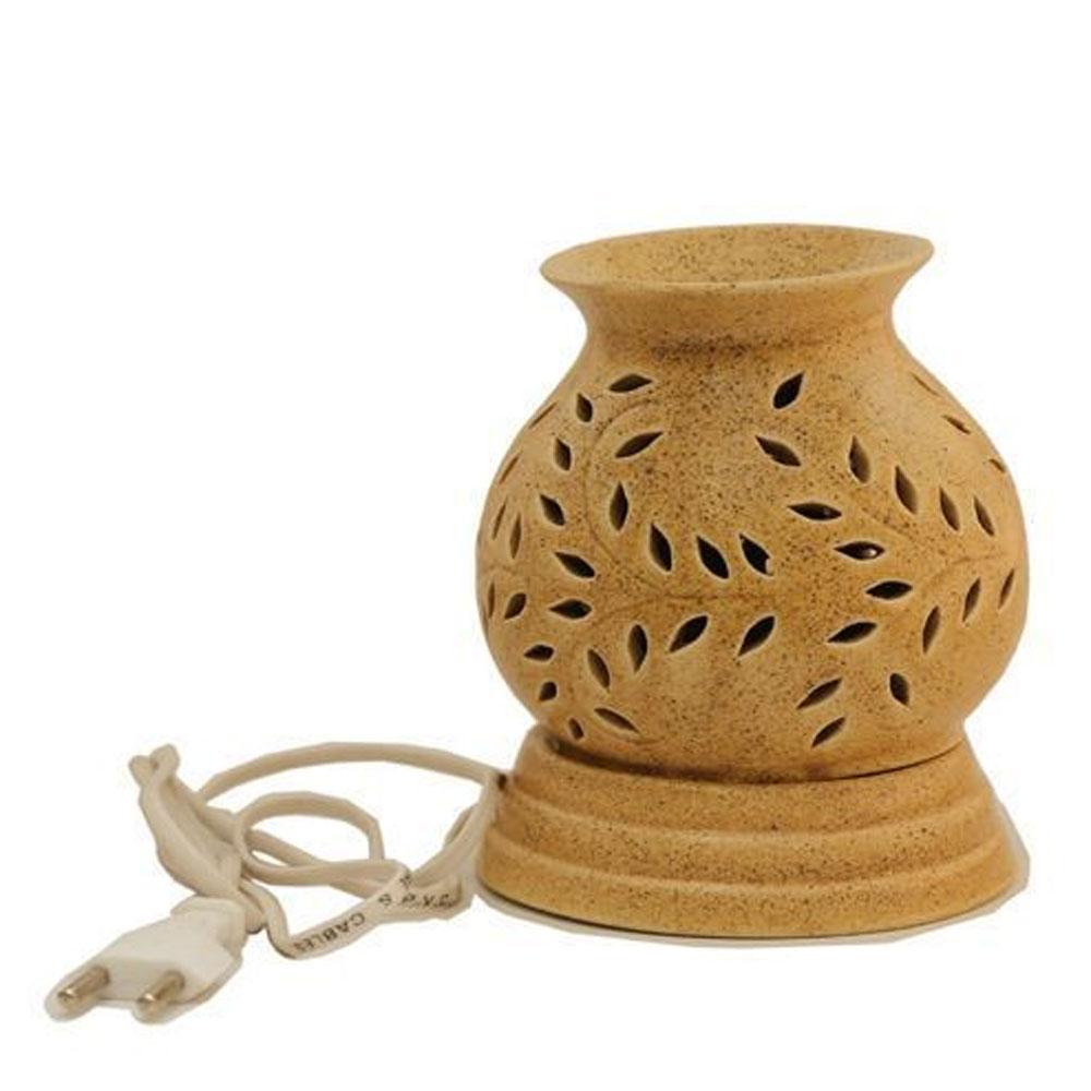 1 Pot Electric Aroma Burner Matki Shape, 1 Electric bulb