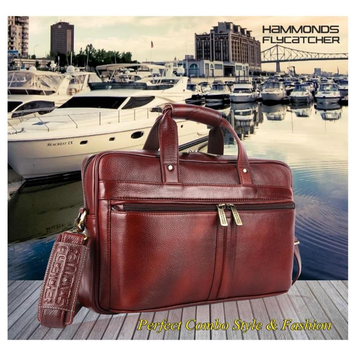Hammonds Flycatcher Leather Bag 15.6" laptop Bag