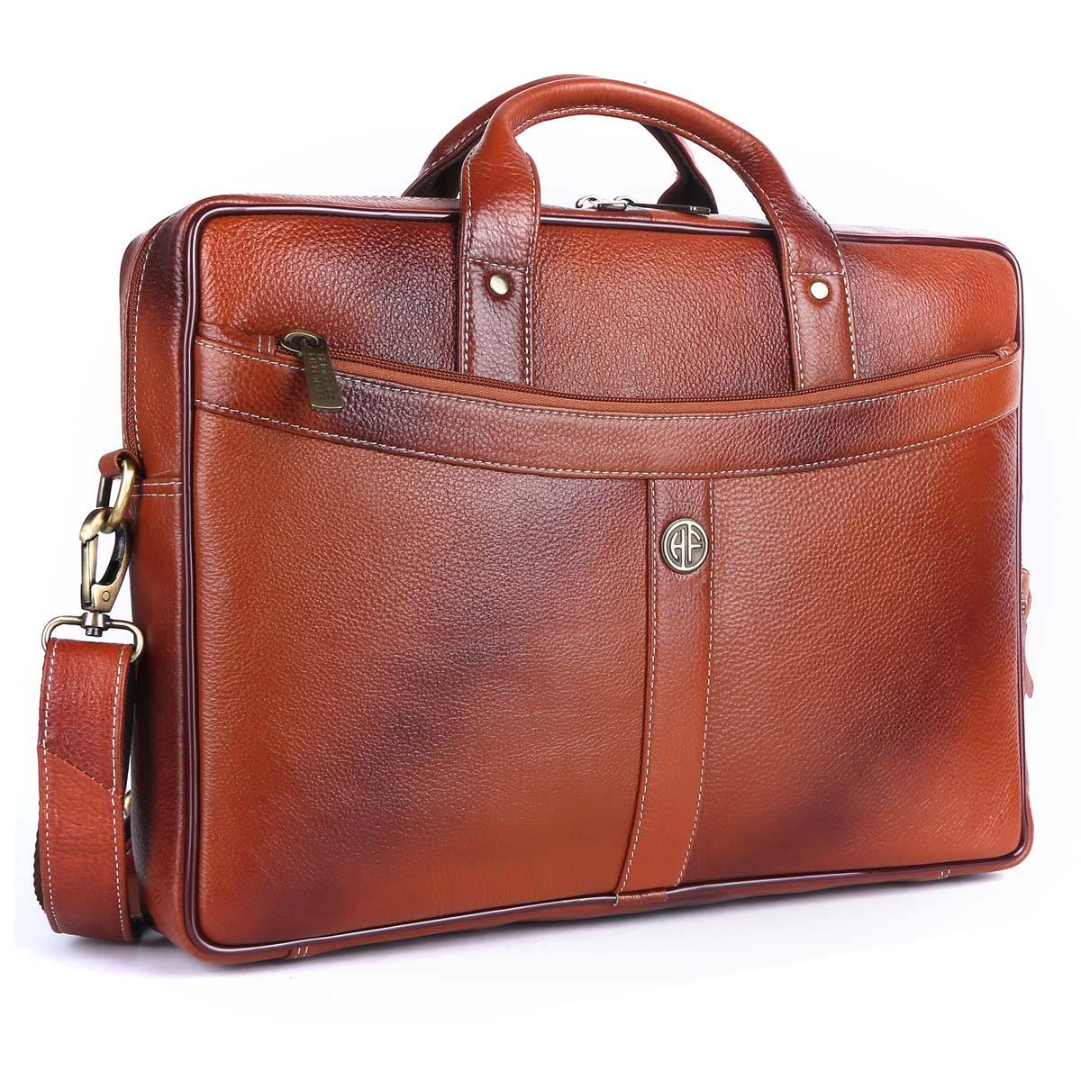 Hammonds Flycatcher Genuine Leather  Laptop Messenger Bag