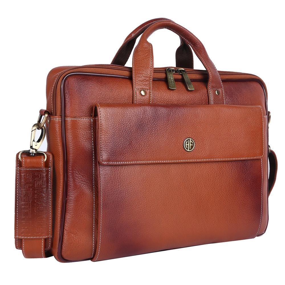 Hammonds Flycatcher Original Bombay  Leather Laptop Messenger Bag