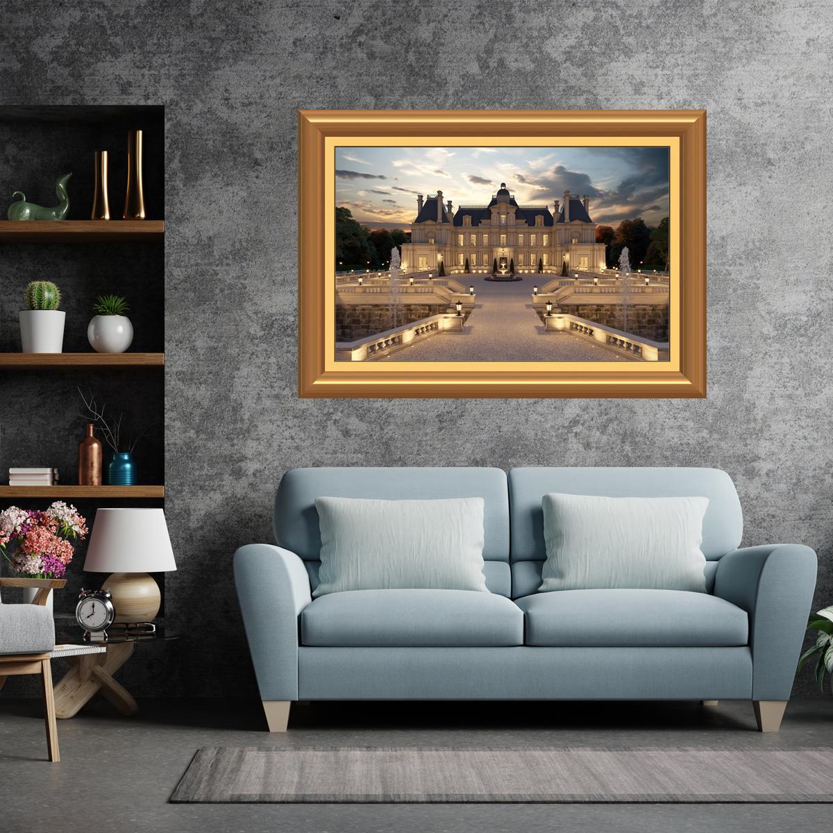 Luxury Mansion Painting, London Mansion 1.61