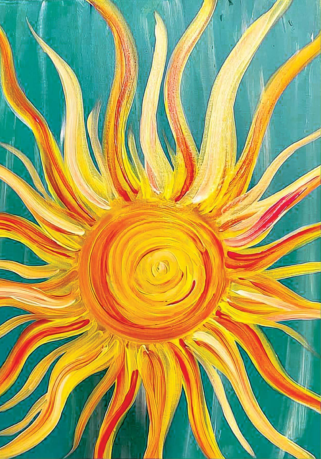 Sun Art Canvas Painting for home and office decor unframed