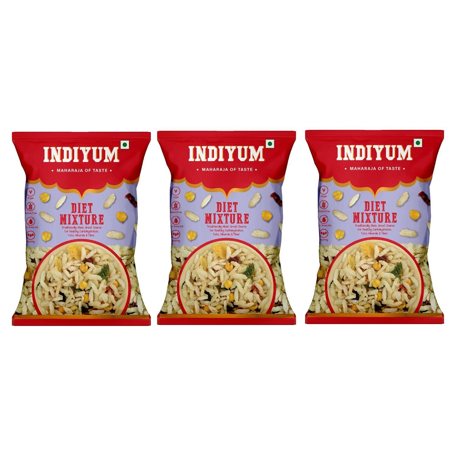Indiyum Diet Mixture  Namkeen Combo Packs