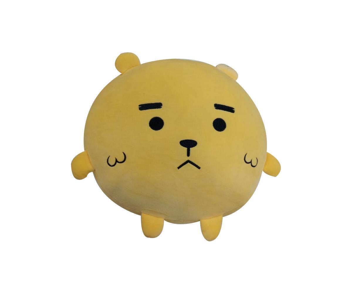 UPSET BEAR THROW PILLOW PLUSH DOLL 