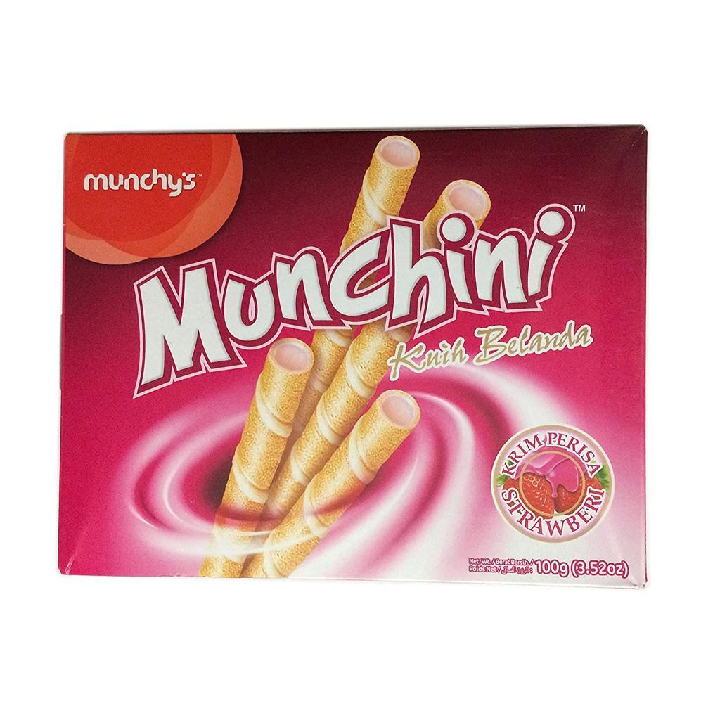 Munchy's Munchini Strawberry Flavour 100g Pack