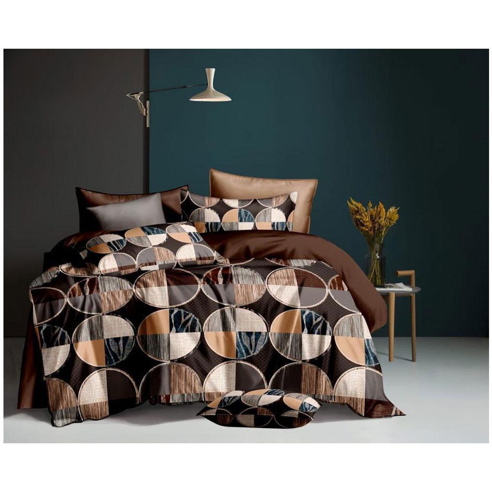 Home kraft Floral Printed Double bedsheet with 2 Pillow Covers Multicolor