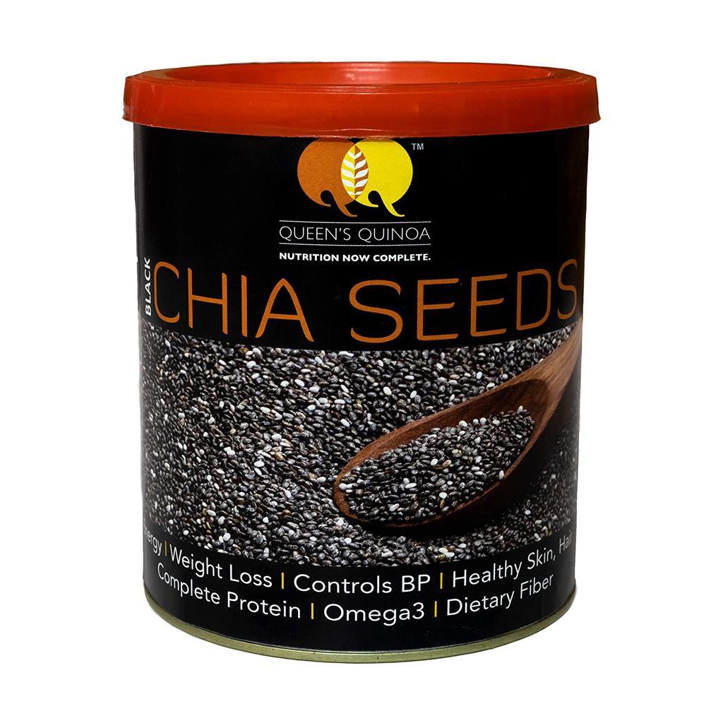 QUEENS QUINOA Chia Seeds (250 g, Black)