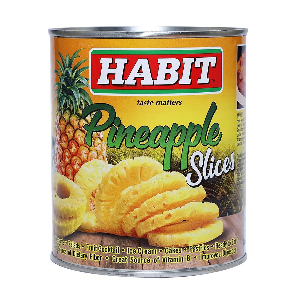 Habit Pineapple Slices, 850g