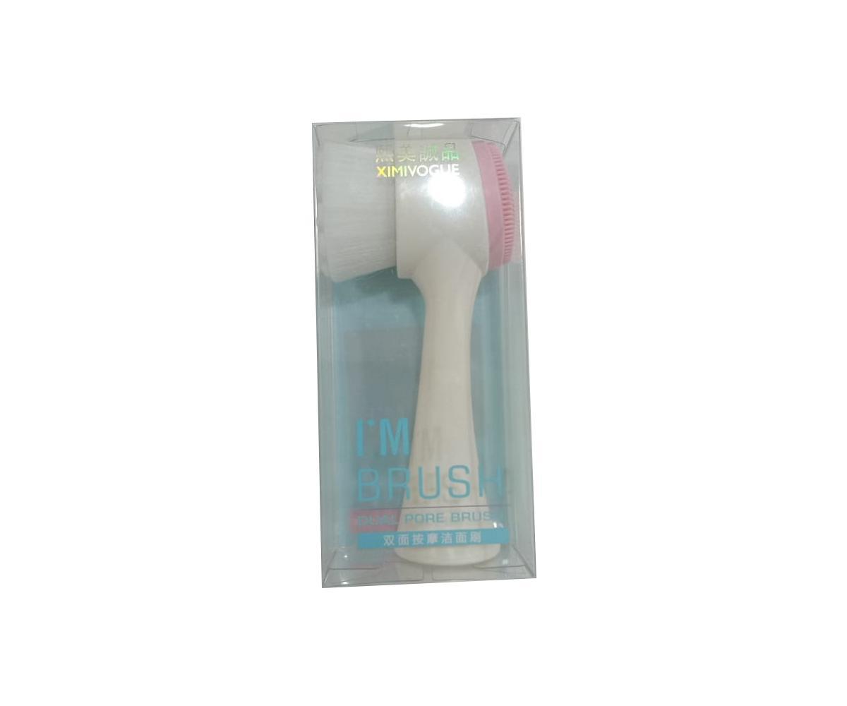 XIMI VOGUE™ DOUBLE -SIDED MASSAGE CLEANSING BRUSH ( PINK )