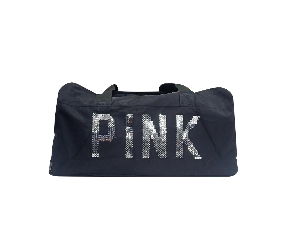 TRENDY CASUAL STYLE SEQUINS EMBROIDERY LUGGAGE TRAVEL BAG