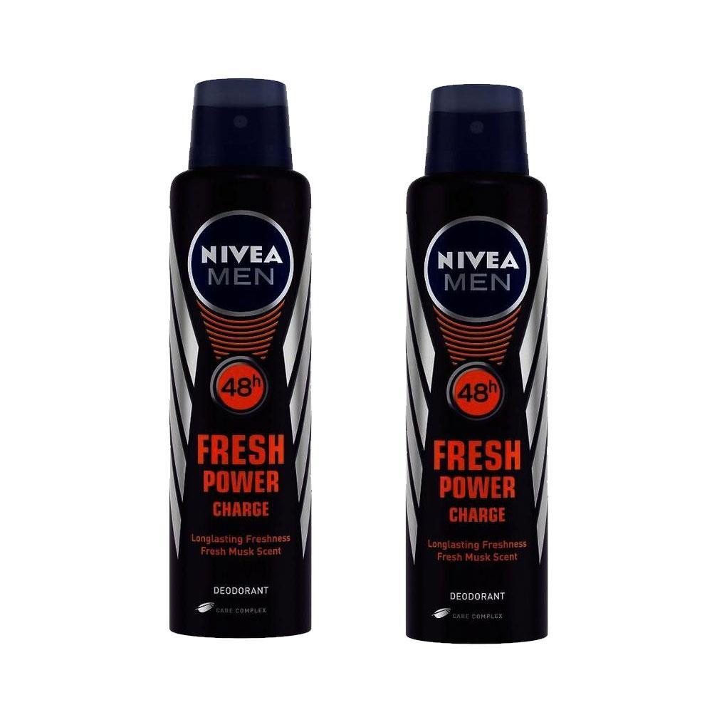 Nivea Power Charge Deodorant Spray 2 x 150 ml