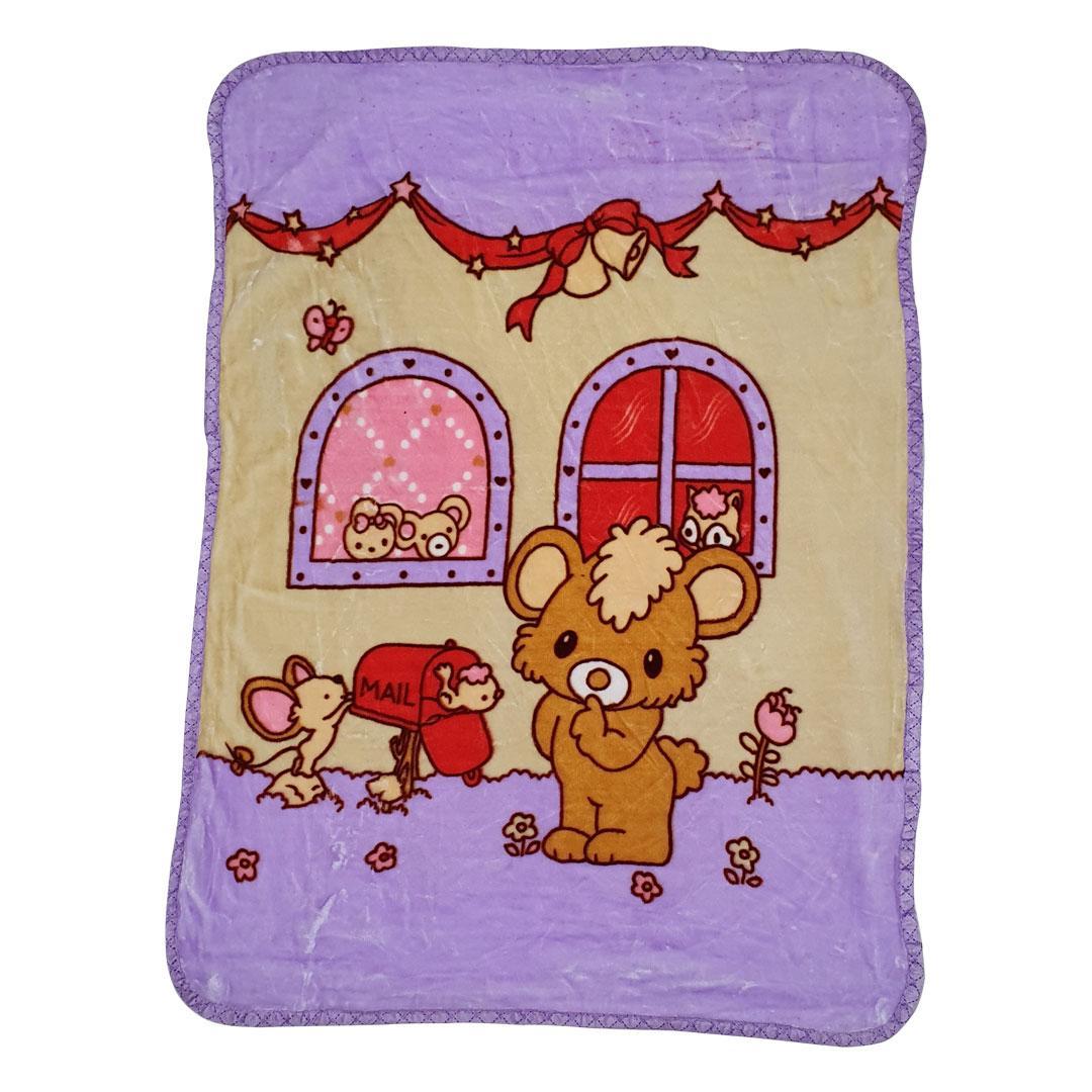 Home Kraft  All Season Ultrasoft Double ply flannel Blanket for Babies