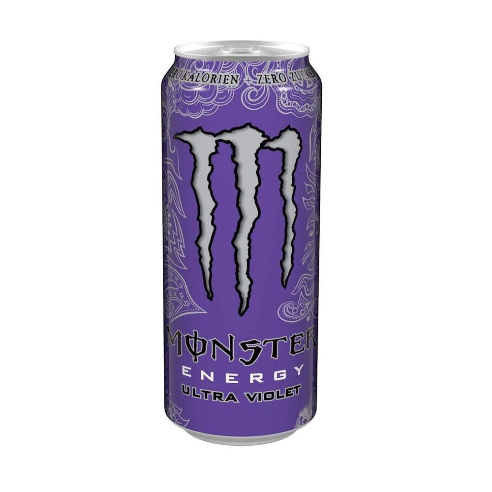 Monster Chef Need Energy Ultra Violet Zero Sugar Drink (Pack of 12Cans X 500ml Each)