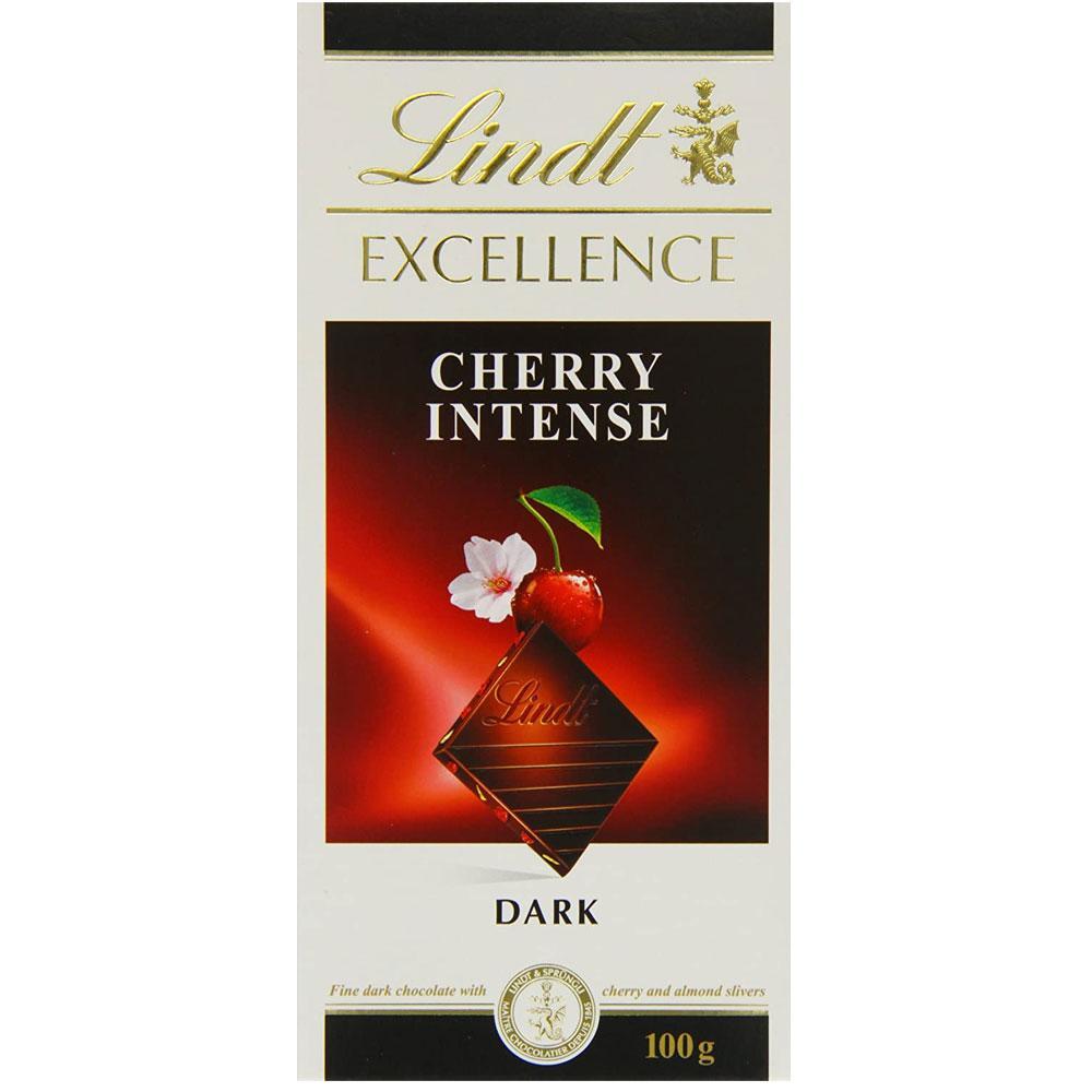 Lindt Excellence Cherry Intense Chocolate 100 Grams – Imported; Premium Quality.