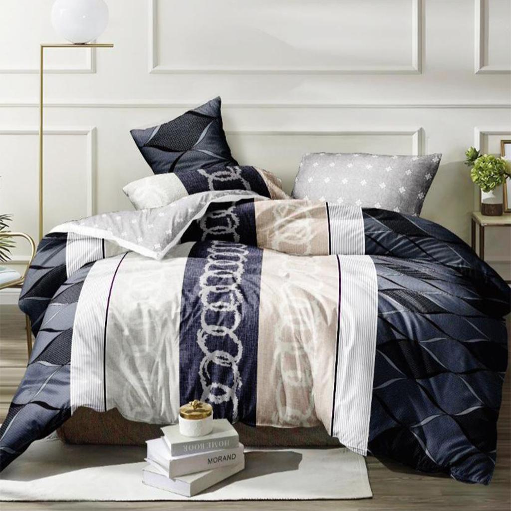 Set of 5 Home kraft Floral Printed Double bedsheet with 10 Pillow Covers Multicolor  