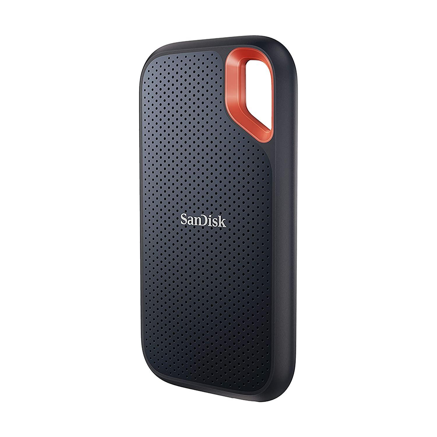 SanDisk 1TB Extreme Portable SSD 1050MB/s R, 1000MB/s W, IP55 Rated, PC, MAC & Smartphone Compatible