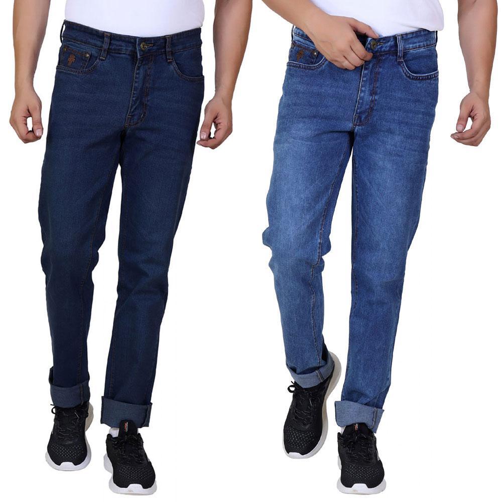 Pack of  2 Men Jeans – INDIGO CHARCOAL  _  INDIGO CLOUD  