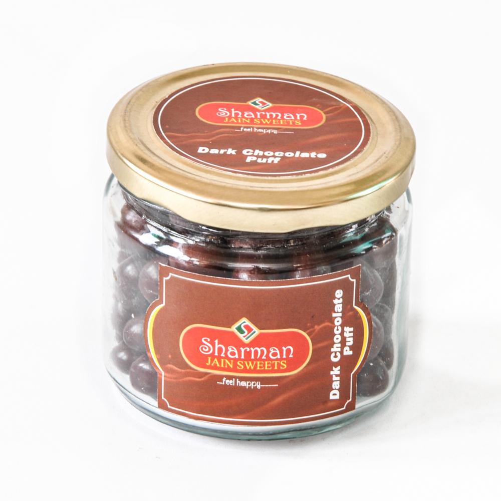 Sharman Jain Sweets Dark Chocolate Puff - Pack Of 2 | 150g Each