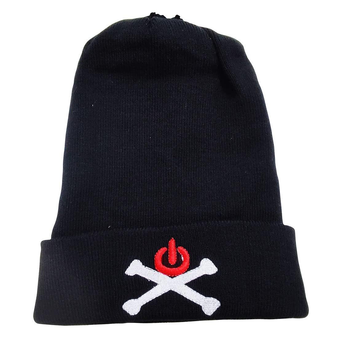 Graceway Mens Wool Knit Beanie Cap 100% Acrylic for Winter (Black)