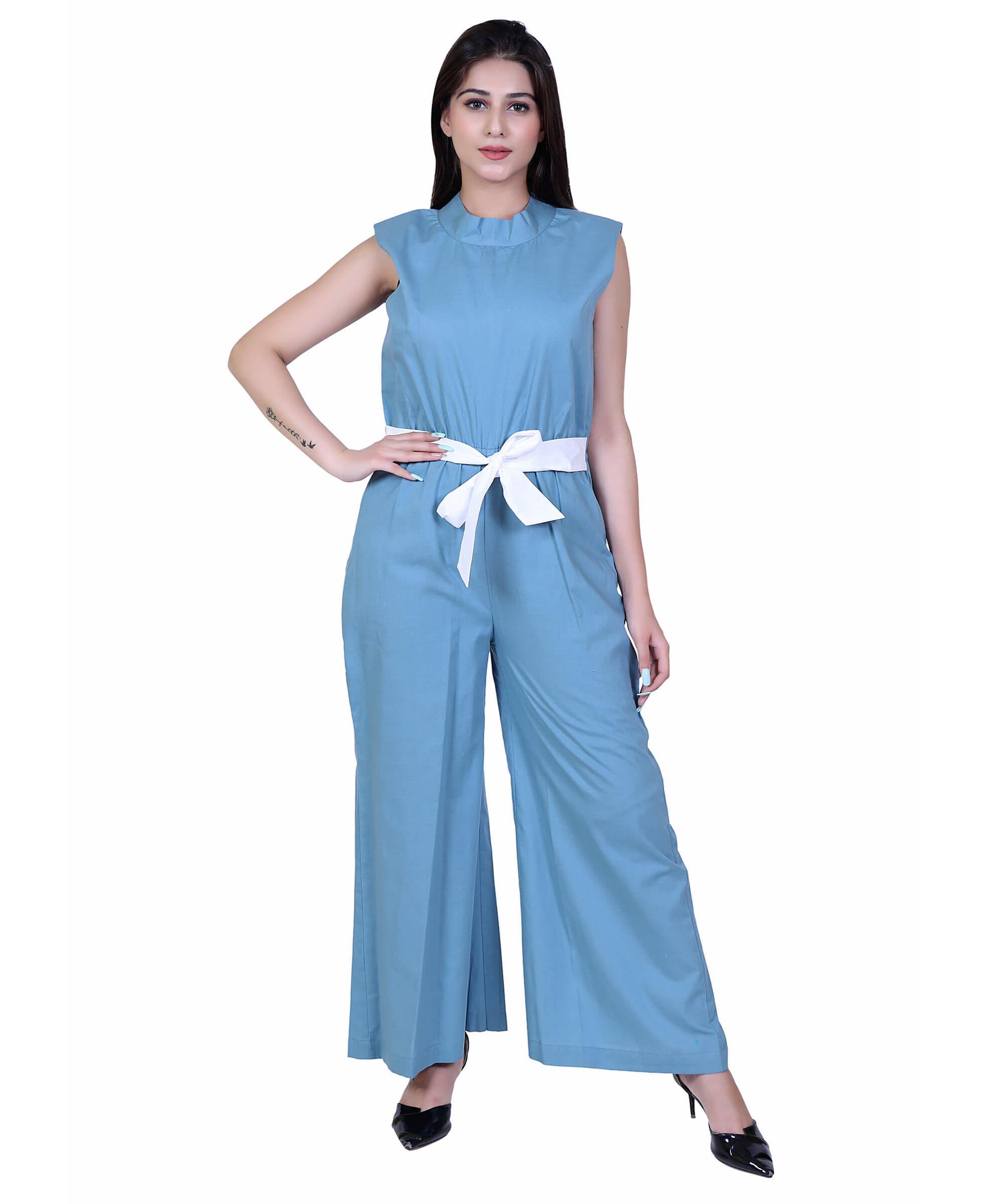 WOMEN JUMPSUIT – ICEBERG BLUE