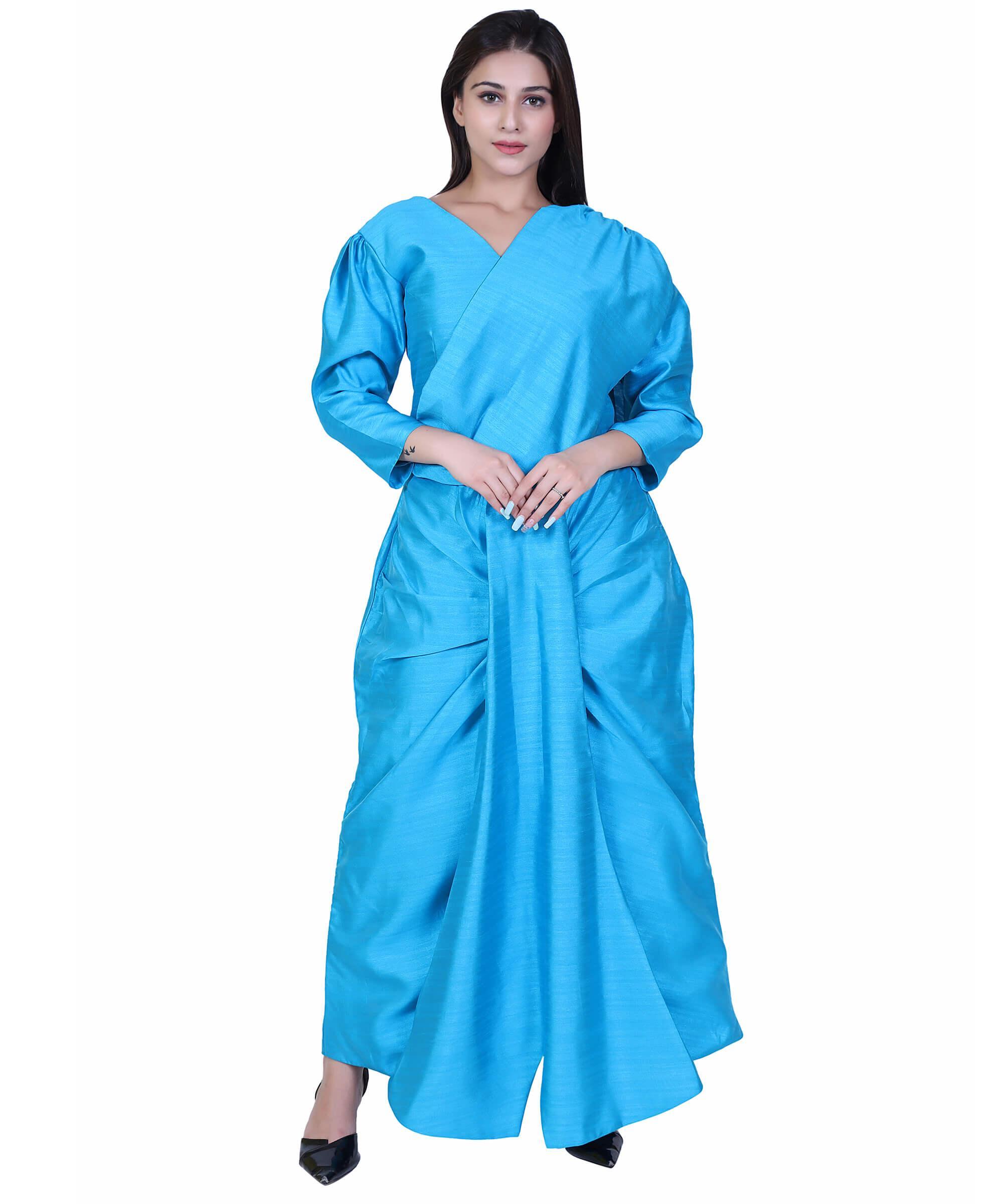 WOMEN INDIAN DRESS – TWITTER BLUE