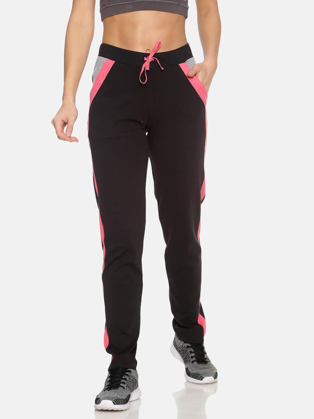 FEMEA Women Black Solid Track Pants