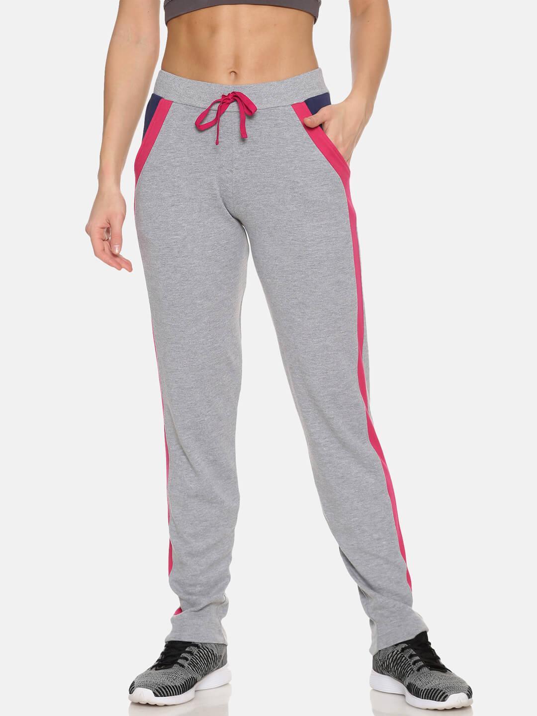 FEMEA Women Grey Solid Track Pants