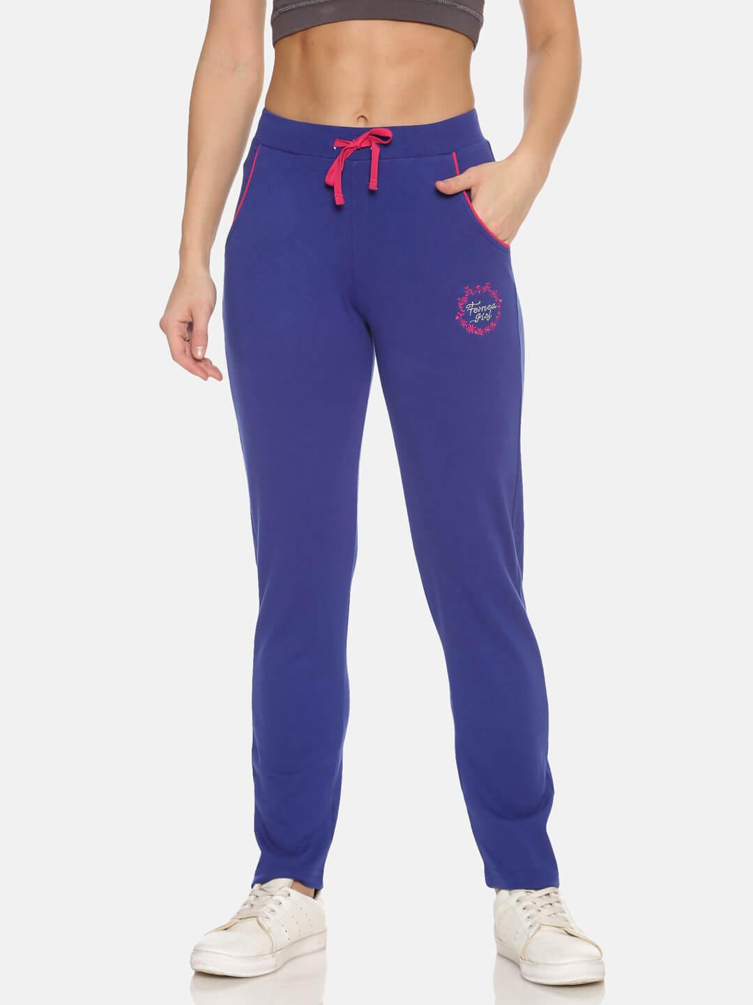 FEMEA Women Royal Blue Track Pants