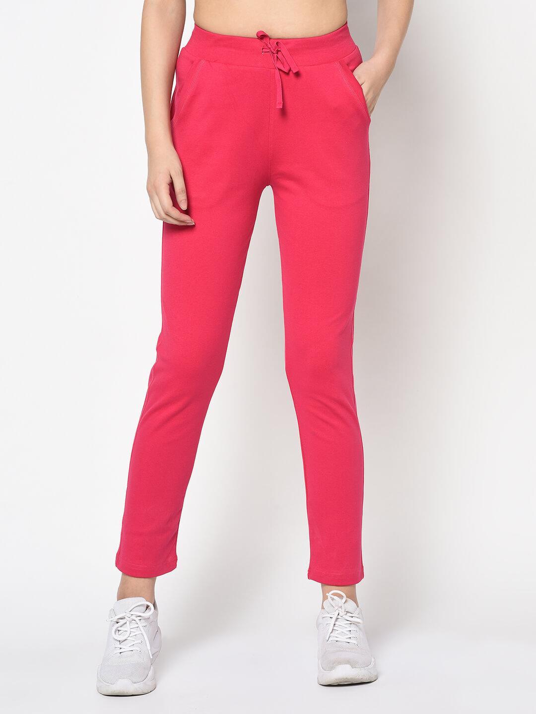 Women Rani Solid Slim-Fit Track Pants
