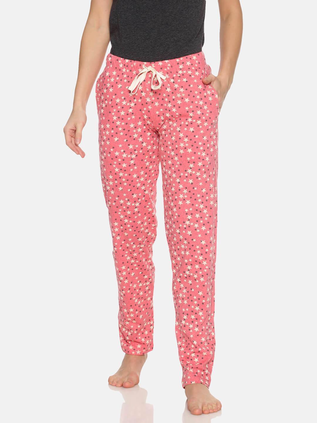 FEMEA Women Coral Solid Track Pants