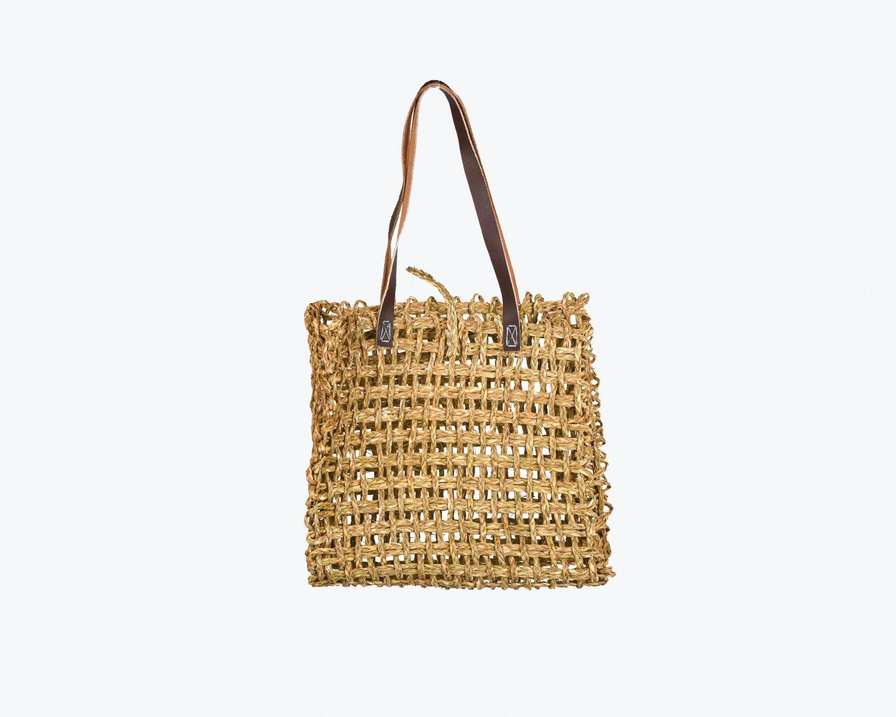 Handmade Braided SABAII GRASS LUNCH BAG (SET OF 2)