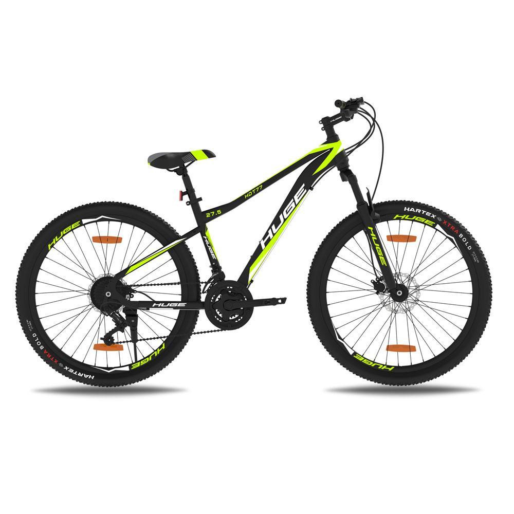 HUGE HDT77| Mountain Bike | Unisex | 27 | Dual Disc |Front Suspension |Steel | 21 Speed
