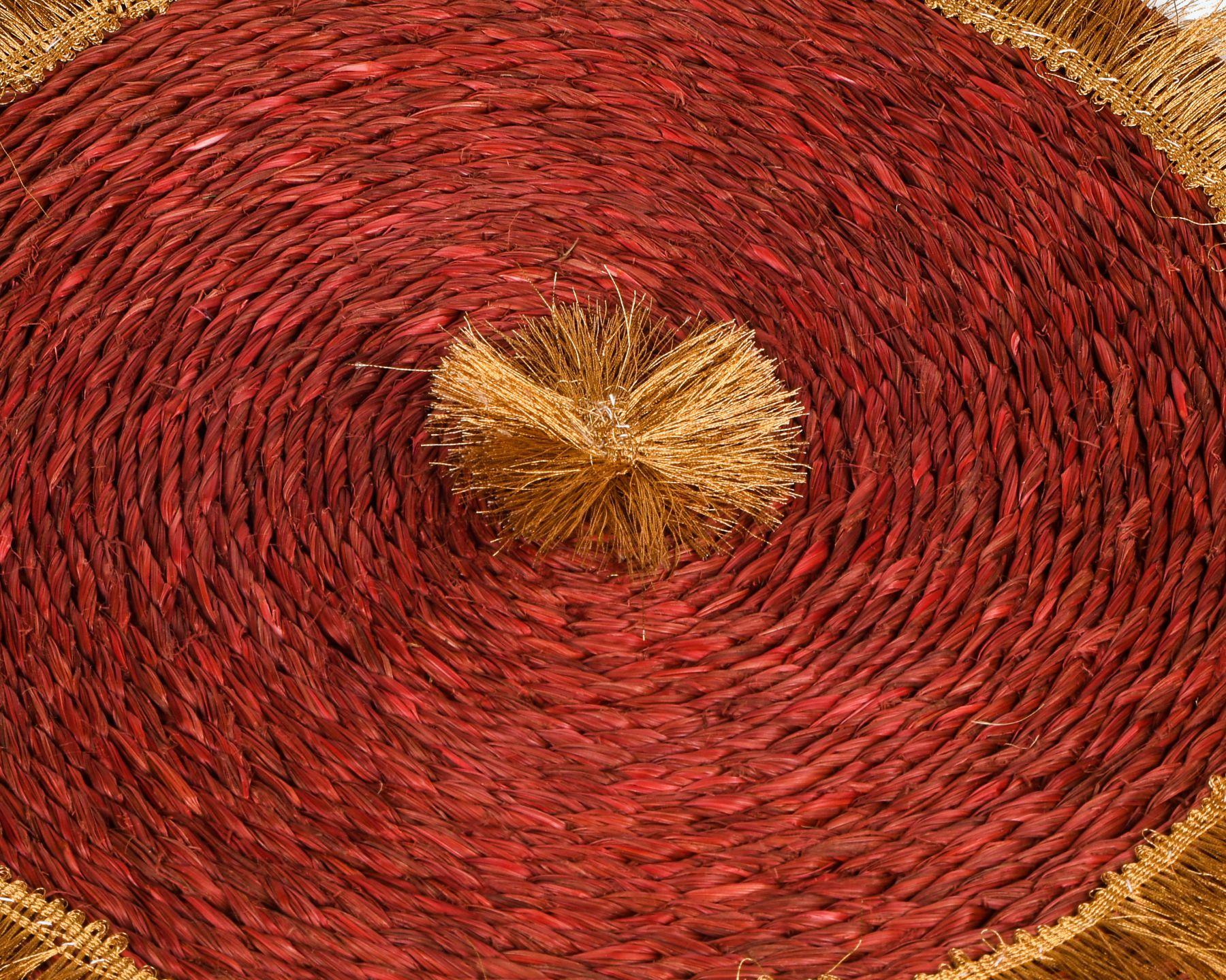 Handmade Braided SABAII GRASS PLATE MATS