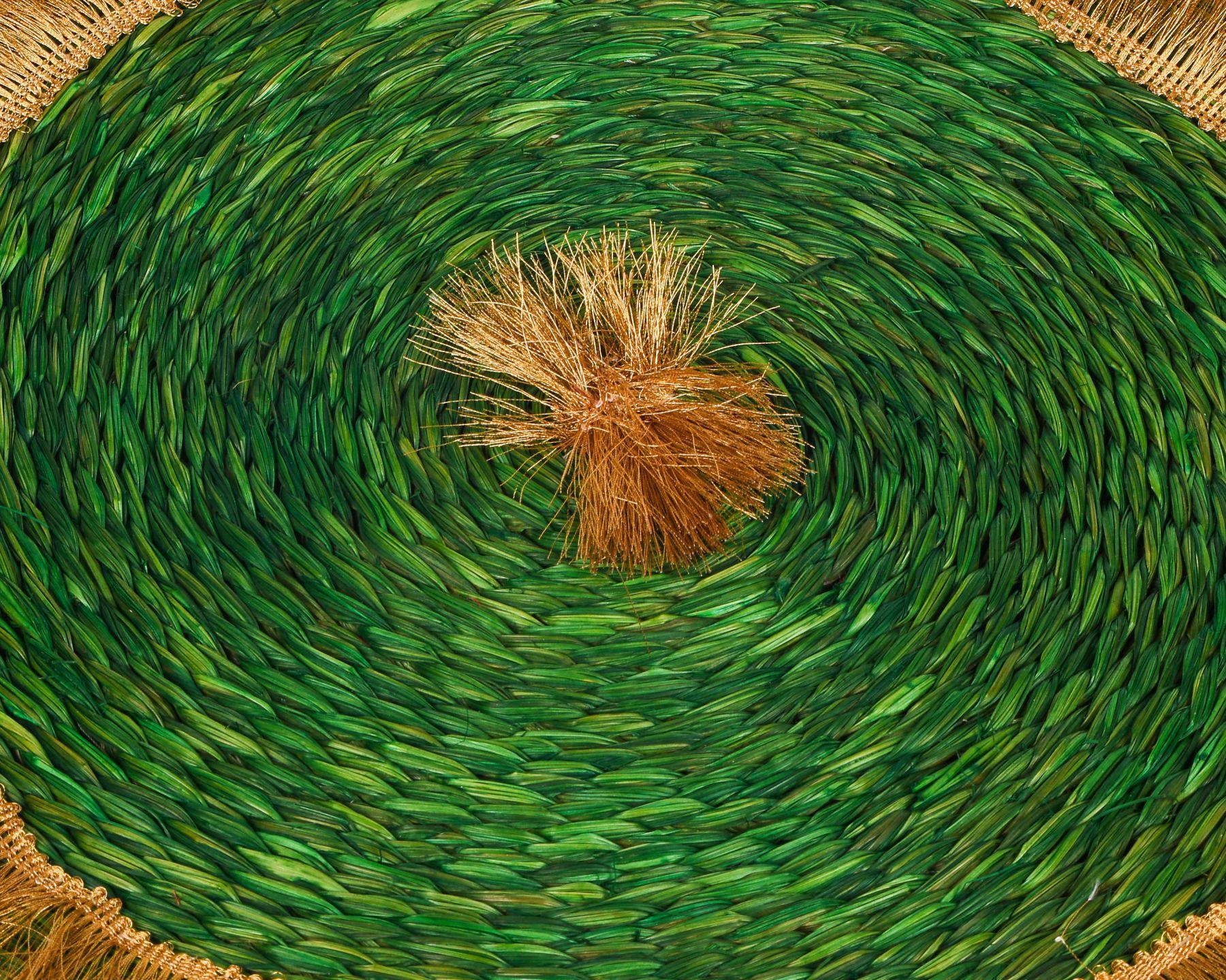 Handmade Braided SABAII GRASS PLATE MATS