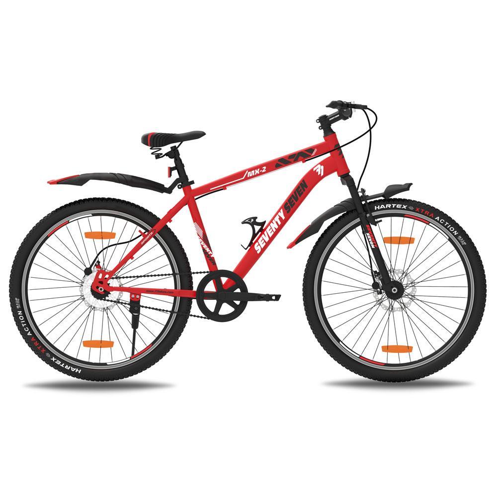 SEVENTY SEVEN MX2| Mountain Bike | Unisex | 26 | Dual Disc |Front Suspension |Steel