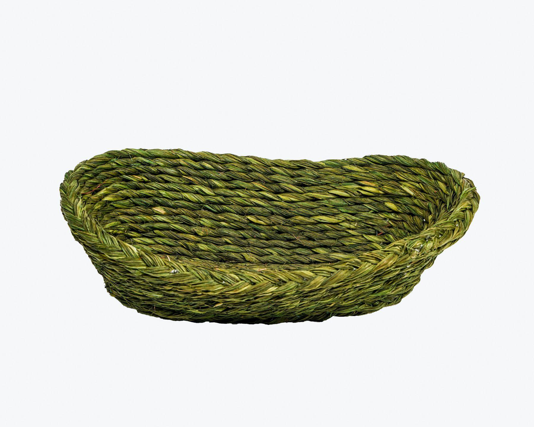 Handmade Braided Sabaii Grass Basket without wooden handles