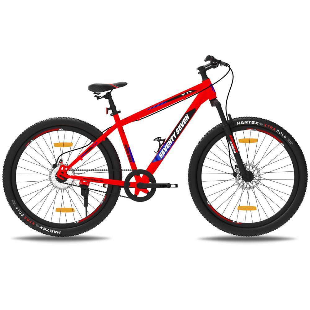 SEVENTY SEVEN FX1| Mountain Bike | Unisex | 27 | Dual Disc |Front Suspension |Steel