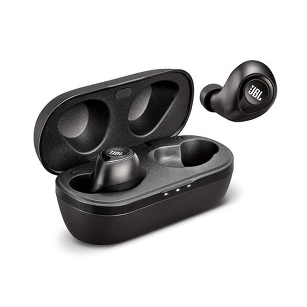 JBL - JBLT100TWSBLK - T100TWS True Wireless In-Ear Headphones With Mic (Black)