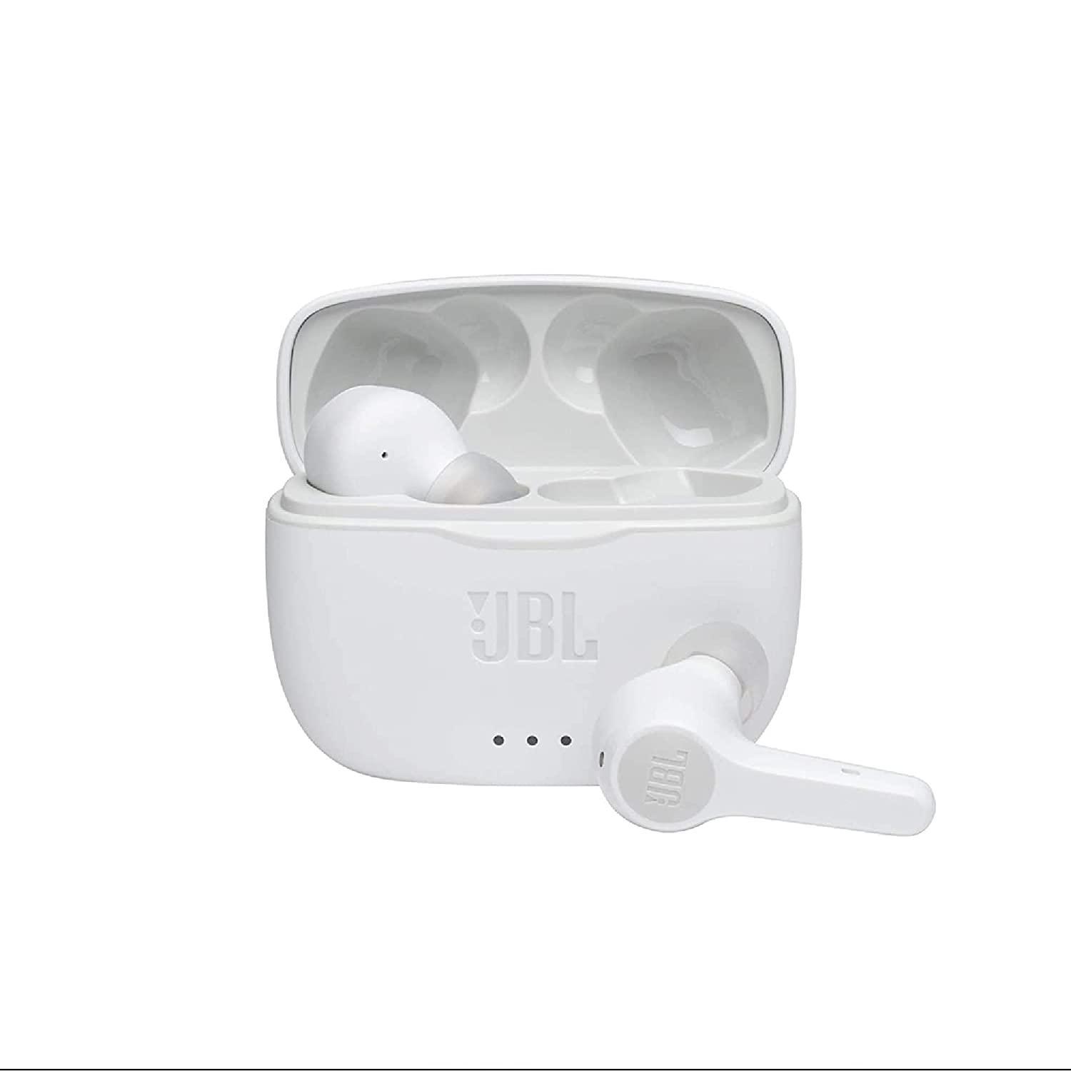 JBL Tune 215TWS True Wireless Headphone with 25Hours Playtime, Dual Connect with Bluetooth 5.0 (White)