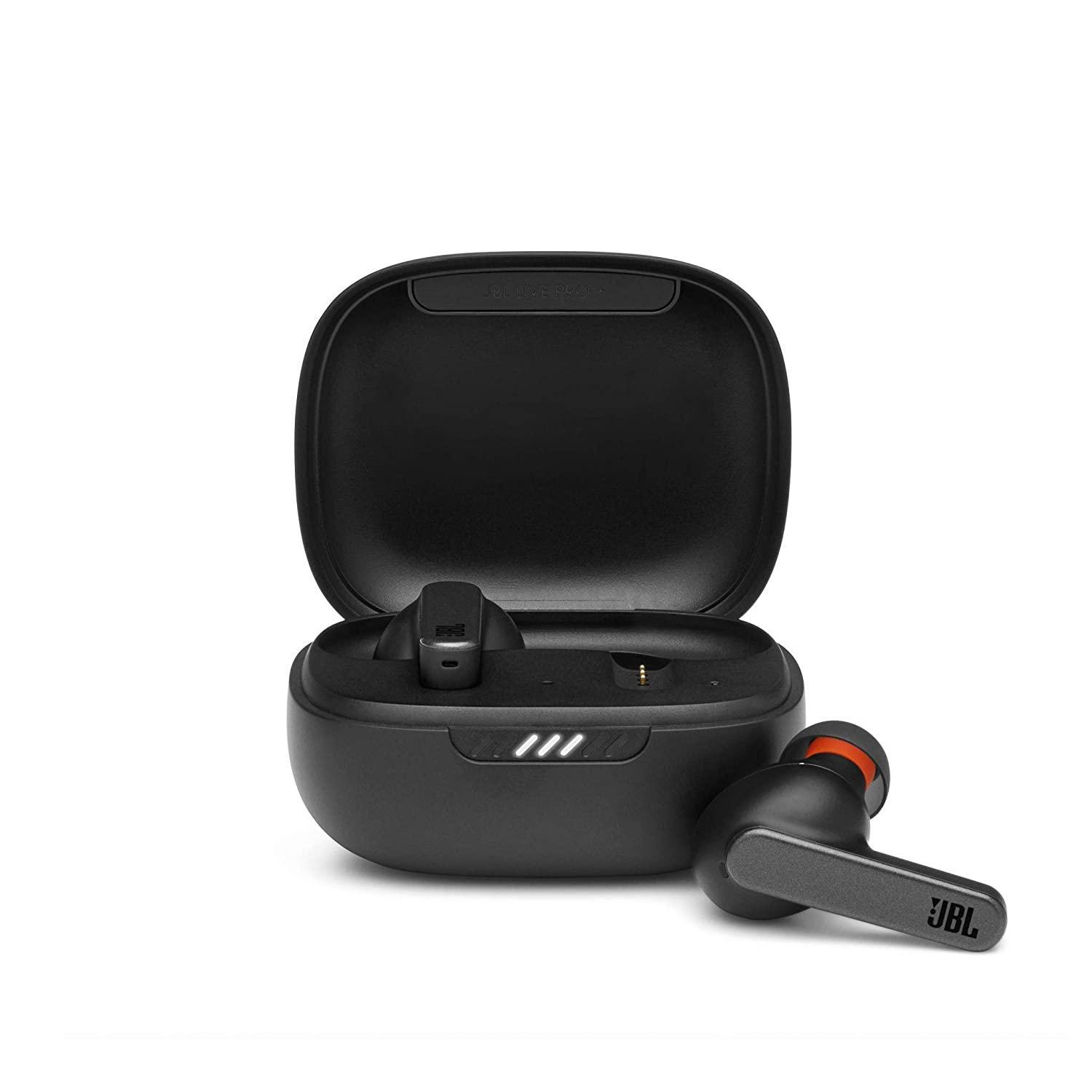 JBL Live Pro+ TWS, Adaptive Noise Cancellation Earbuds with Mic (Black)