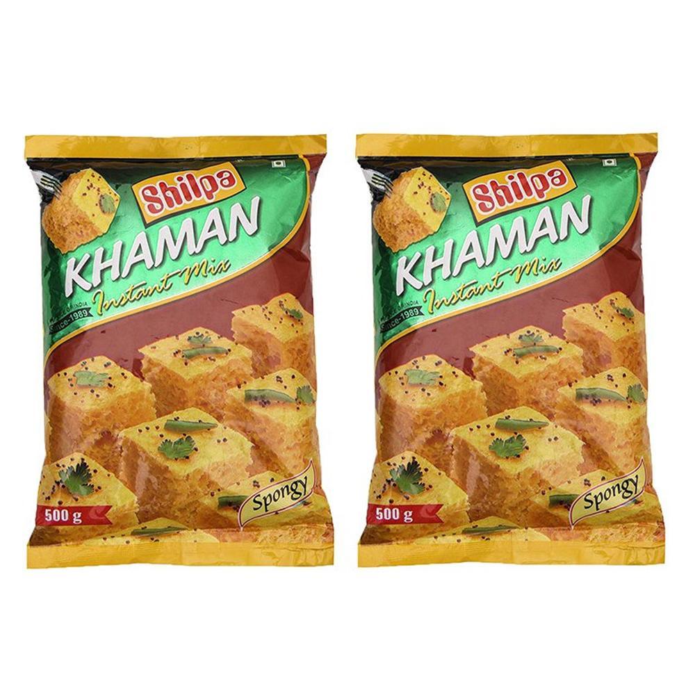 Shilpa Khaman Mix 500 Grams (Pack of 2)
