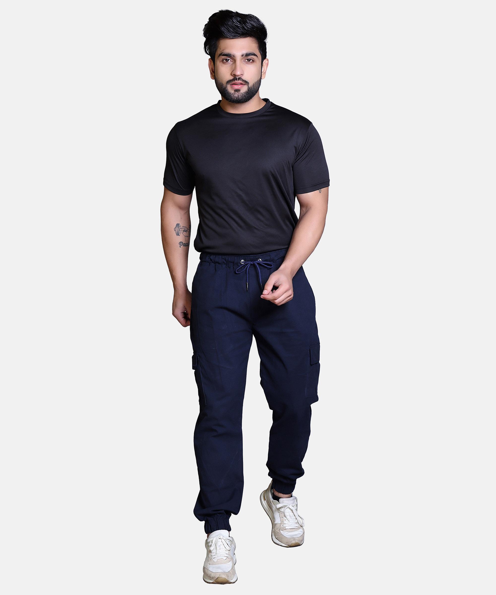  Men’s Regular Fit Joggers-DARK NAVY