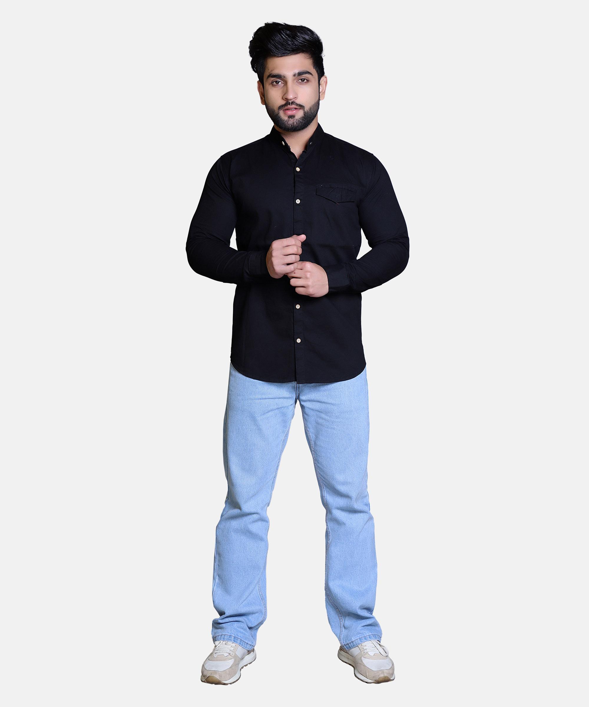  Men Shirt Full Sleeve – DARK NAVY