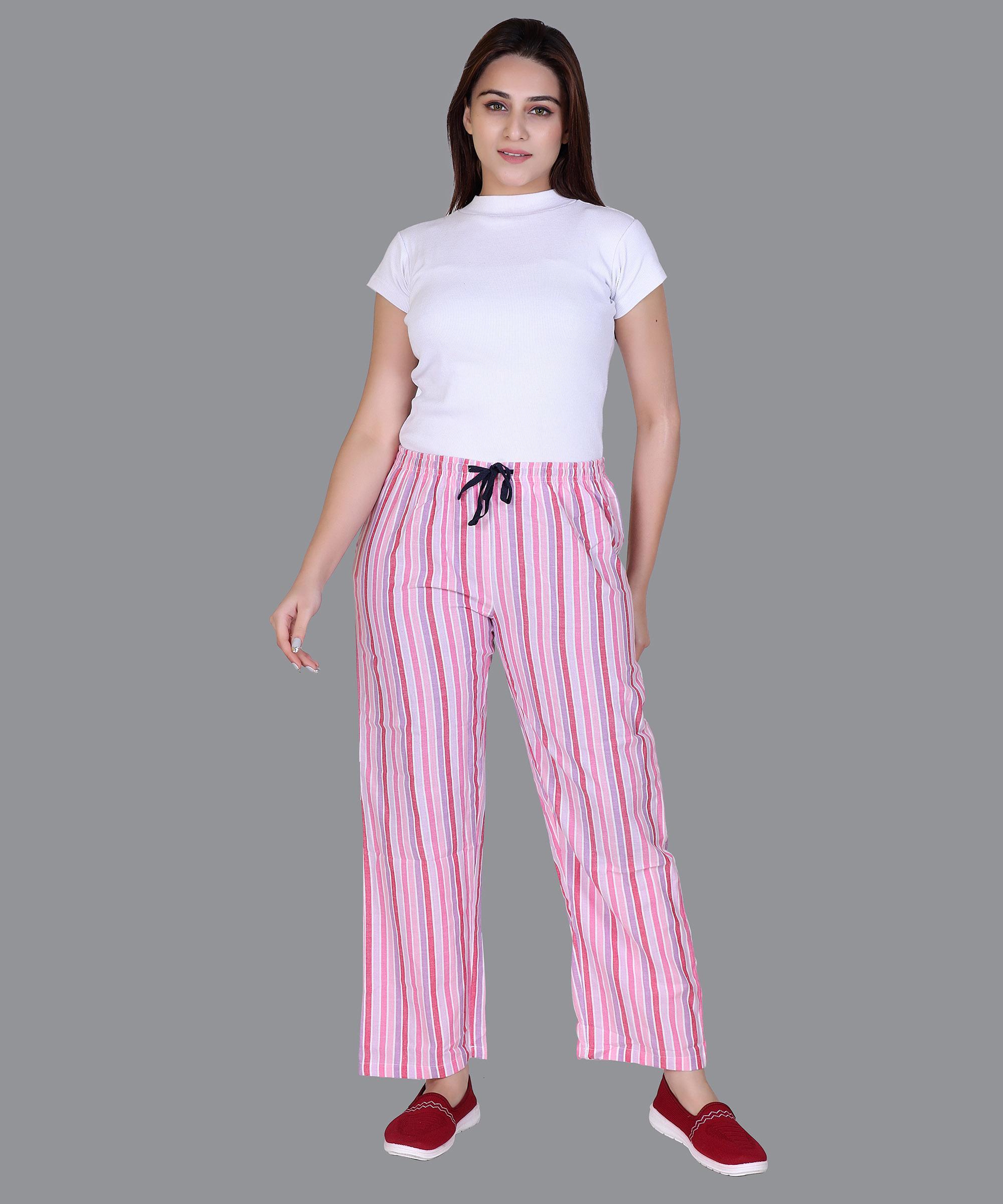 Women Pajama – PINK STRIP