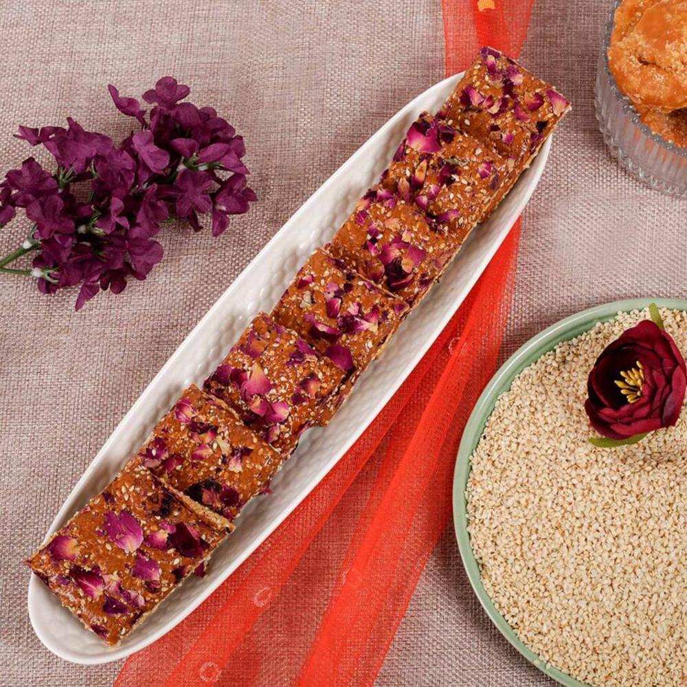 NATHU MAL GHUDOO MAL Chocolate Gulab Gachak
