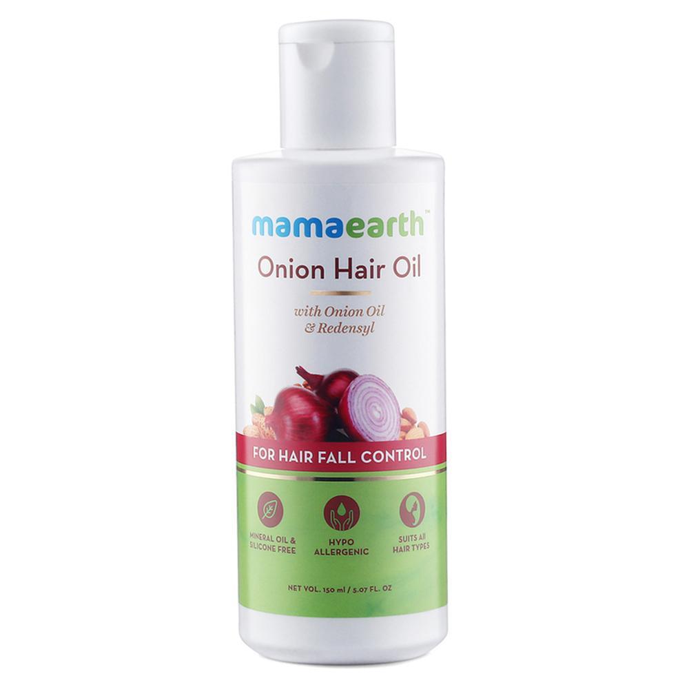 Mamaearth Onion Hair Oil For Hair Fall Control 150 ml Mamaearth Onion Hair Oil For Hair Fall Control 150 ml