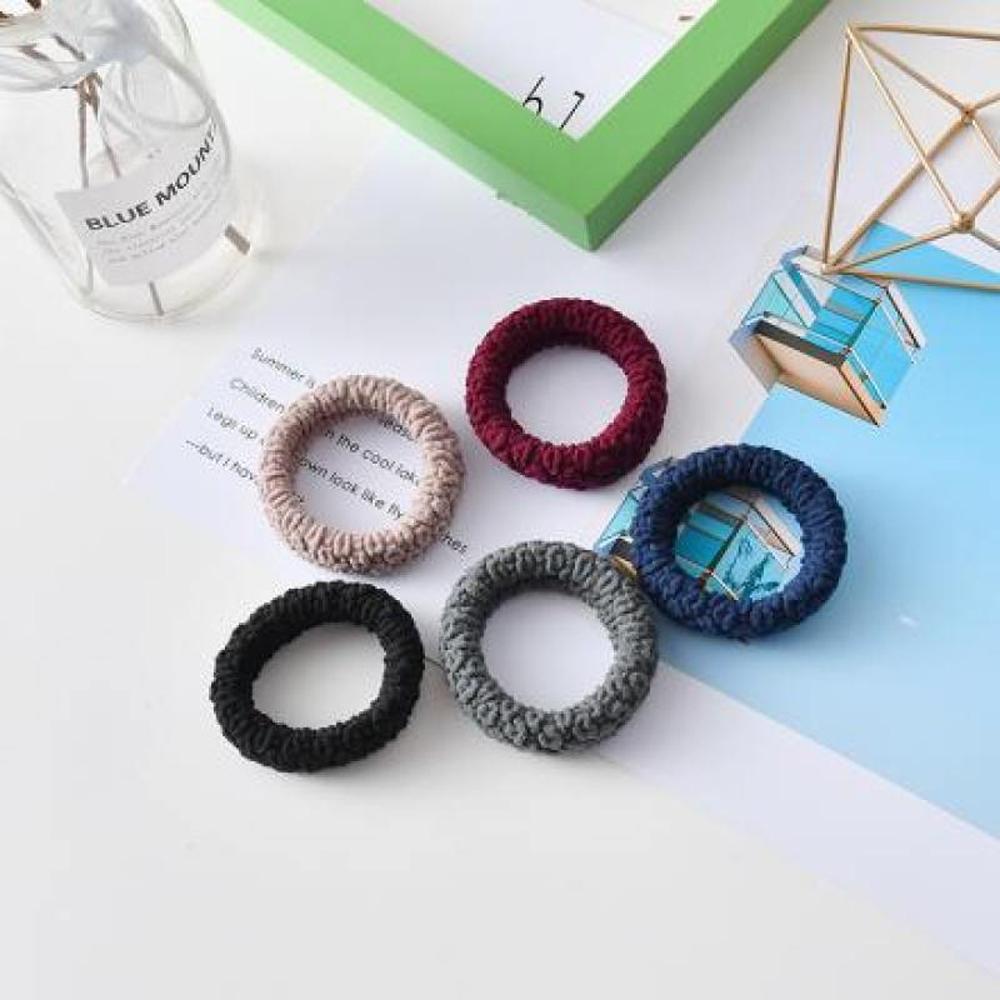 XIMI VOGUE™ All-Match Towelling Hair Rope(2 Pcs) (Pack of 5)