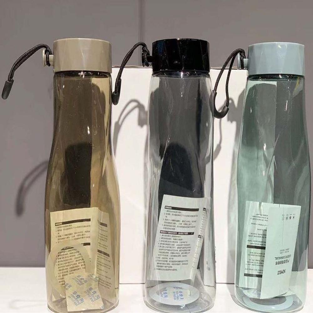 XIMI VOGUE™ Diamond Cut Plastic Water Bottle (600ml/21oz)